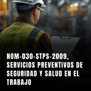 NOM-030-STPS-2009, Servicios Preventivos de Seguridad y Salud en el Trabajo-Funciones y Actividades